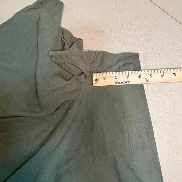 Banana Republic Linen Paperbag Shorts Olive Green - Picture 7 of 8